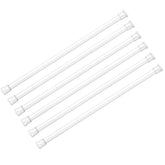 AIZESI tension curtain rod white, 28β48 inches, ideal for windows and doorways.