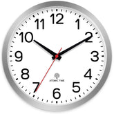AKCISOT atomic wall clock 12-inch dial with clear visibility from across the room