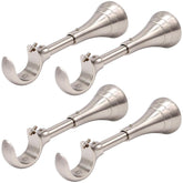 A Key Tech heavy-duty curtain rod bracket with 6-inch extension for large curtains