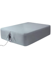 Akicia twin fitted sheet for air mattress edges ensures snug, secure fit and smooth sleeping surface.