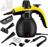 AKPIAN handheld steam cleaner nozzle for precise steam in tight corners.