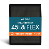 Alen BreatheSmart Fresh Carbon filter close-up showing odor absorption in action