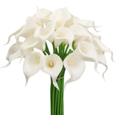 Alifst artificial calla lily, 36 cm white, 30-piece set for elegant wedding decor.