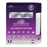 Aller-Ease Ultimate cotton top twin mattress protector with waterproof layer for spills and stains.