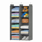 ALLTIDYUP space-saving hanging-closet-organizer dual-row keeps wardrobe tidy