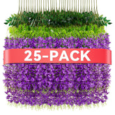Alotiki Wisteria hanging flowers bundle with silk texture for elegant decor.