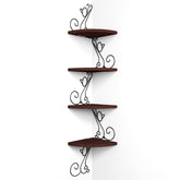 Alsonerbay corner shelf being assembled on wall for organized space