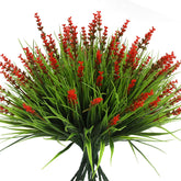 Alyptus outdoor red flowers bundle shown for vibrant porch display