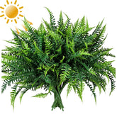 alyptus uv-resistant fake plants 16-bundles for sunlit porches, no watering needed.