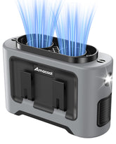 AMACOOL 14500mAh waist fan front view shows allβday outdoor cooling