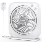 AMACOOL 12-inch box fan provides compact cooling for small spaces