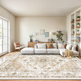AMADA HOMEFURNISHING Amada 8x10 rug with low-profile edge for seamless living room look