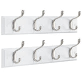 AMADA HOMEFURNISHING coat rack wall mount 2-pack front view for organized entryway