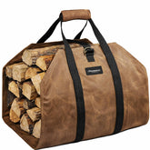 AMAGABELI GARDEN & HOME firewood carrier with large-capacity design for transporting substantial log loads.