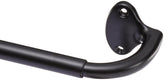 Amazon Basics adjustable blackout curtain rod extended from 88 to 120 inches for versatile window fit