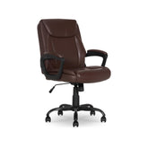Amazon Basics chair with armrests, padded mid-back for everyday comfort and support