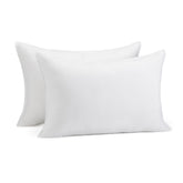 Amazon Basics down alternative pillow 2-pack, soft-density close-up.