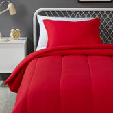 Amazon Basics kids comforter microfiber for cozy warmth and durability.