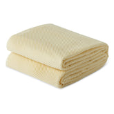 Amazon Basics non-slip rug pad 8x10, top view showing grip and flat rug surface.