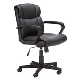 Amazon Basics padded office chair seat offers all-day comfort for focused work.