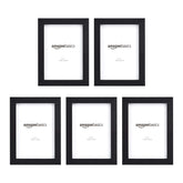 Amazon Basics 5 x 7 black rectangle frame ready for wall display