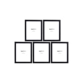 Amazon Basics rectangular frame with easel-back for tabletop display.