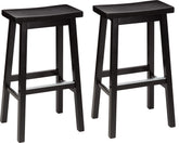 Amazon Basics saddle-seat bar stool with 29-inch height and built-in footrests