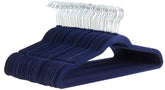 Amazon Basics slim velvet hangers closeup velvet coating for secure non-slip clothing