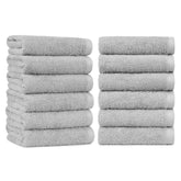 Amazon Basics soft texture gray hand towel ideal for gym or bath use