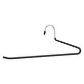 Amazon Basics non-slip trouser hanger with open side design for easy access.