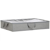 Amazon Basics under-bed storage bags with clear window for quick content check