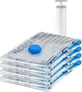 Amazon Basics vacuum storage bags in a four-pack for blankets.