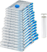 Amazon Basics vacuum storage bags x-jumbo 48x32 for off-season clothing organization and space saving.