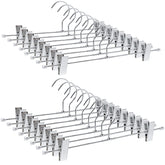 Amber Home pant hanger with 360Β° hook and clips for smooth rotation.