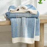 AmΓ©lie Home premium chenille throw with moss-knit texture to elevate sofa decor