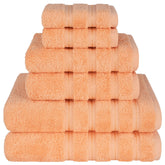 American Soft Linen luxury towel set bath towel 27x54 inches, spa-like drying
