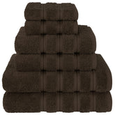 American Soft Linen Luxury 6-Piece Towel Set bath towels 27x54 for plush drying