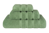 American Soft Linen Sage bath towel 27x54 showing plush absorbent fabric