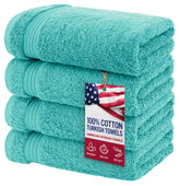 American Veteran Towel four-piece hand towel set 16x28 inches for everyday bathroom drying