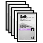 Americanflat 12x18 frame with polished plexiglass for crystal-clear display