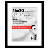 Americanflat 16x20 frame with plexiglass front for crystal-clear photo viewing