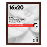 Americanflat 16x20 frame with polished plexiglass for crystal-clear photo viewing