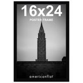 Americanflat 16x24 poster frame with polished plexiglass for crystal-clear viewing