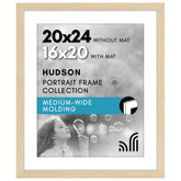 Americanflat 20x24 frame with polished plexiglass for a crystal-clear view.