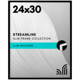 Americanflat 24x30 frame with plexiglass front protects posters from dust