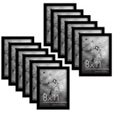 Americanflat 8x11 frame with polished plexiglass for protected memories on display