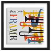 Americanflat floating frame showcases your 16.5x16.5 album with a halo-like float for eye-catching display.