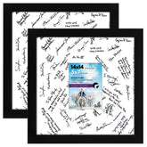 Americanflat wedding signature frame set on wall displaying memories with timeless style