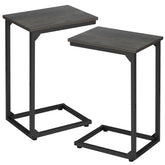 AMHANCIBLE C-shaped side table under couch for easy reach