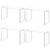Aminigram 4-pack acrylic risers front view for versatile display